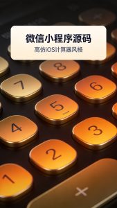 微信小程序源码 | 高仿苹果iOS计算器,精准还原交互体验-元界资源网